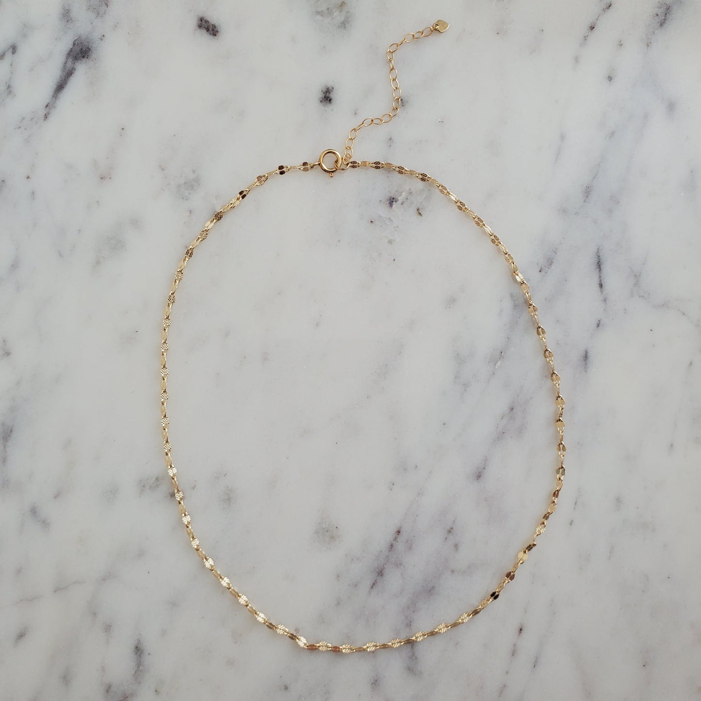 Dainty Chain Necklace with 2" Chain Extender